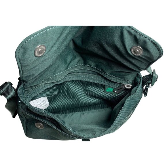 Nike Sportswear Futura Shoulder Bag Olive Green Adjustable Unisex CW9300-338 - Picture 4 of 9